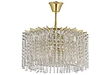 Люстра подвесная Maggio E 1.5.50.100 G Dio D'Arte прозрачная на 10 ламп, основание золотое в стиле классический Люстра подвесная Maggio E 1.5.50.100 G Dio D'Arte прозрачная на 10 ламп, основание золотое в стиле классический